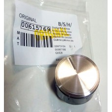 00615769 Ручка чёрная конфорки газовой варочной панели Bosch