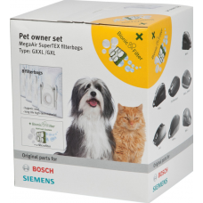 00575387 Набор 8 мешков Typ G  XXL + фильтр Bionic + фильтр мотора + 2 микрофильтра для пылесоса Bosch 