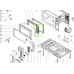 314425 Крюк для микроволновой  печи Gorenje 